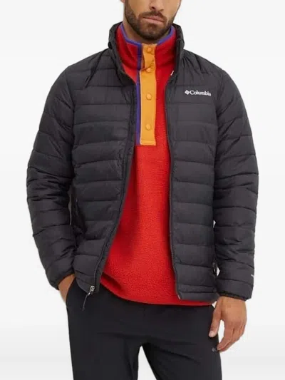 Columbia Quilted-pattern Jacket In Black