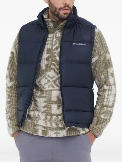 Columbia Quilted Puffer Vest In Blue