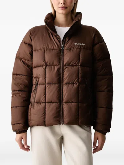 Columbia Quilted Ripstop Jacket In Brown