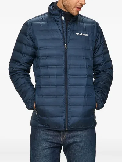 Columbia Quilted Zip-up Jacket In Blue