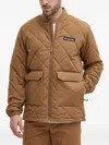 Columbia Rad Padded Diamond-quilted Bomber Jacket In Brown