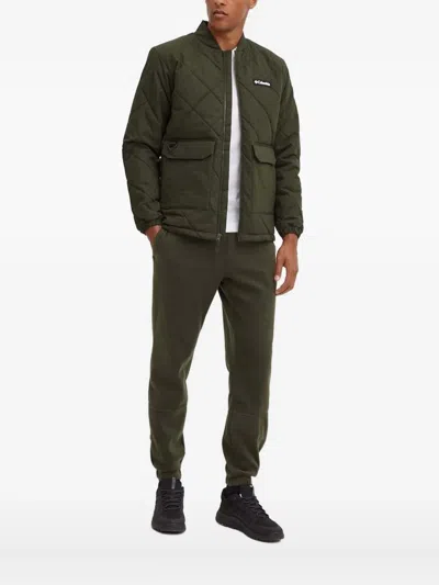 Columbia Rad Quilted Diamond-pattern Padded Jacket In Green