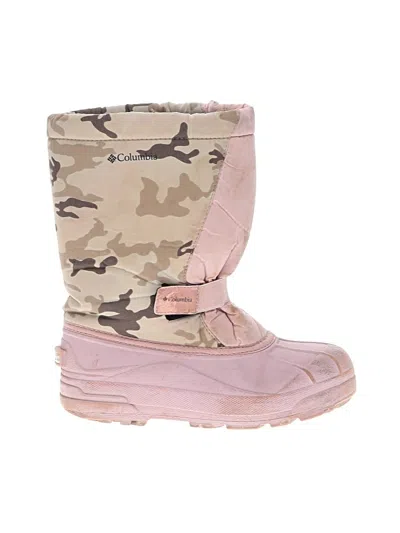 Pre-owned Columbia Kids' Rain Boots In Pink