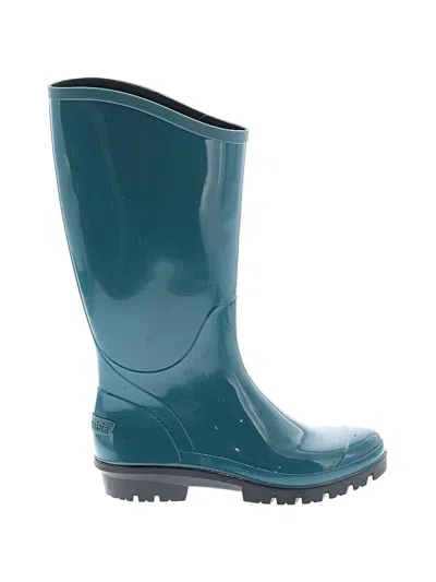 Pre-owned Columbia Rain Boots In Teal