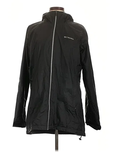 Pre-owned Columbia Raincoat In Black