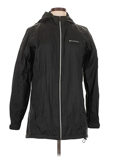 Pre-owned Columbia Raincoat In Black