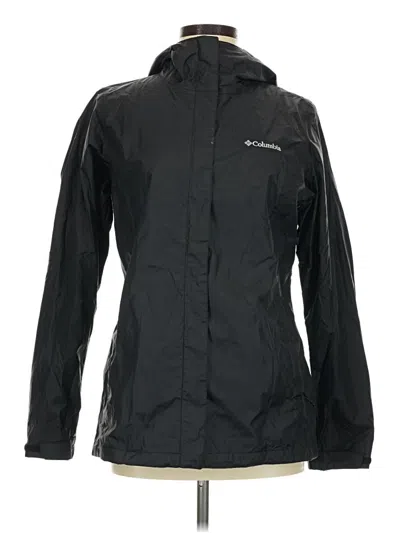 Pre-owned Columbia Raincoat In Black