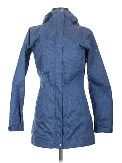 Pre-owned Columbia Raincoat In Blue