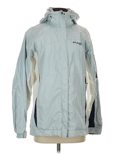 Pre-owned Columbia Raincoat In Blue