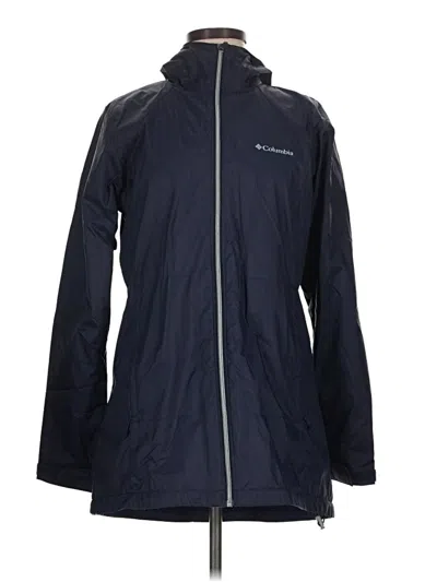 Pre-owned Columbia Raincoat In Blue