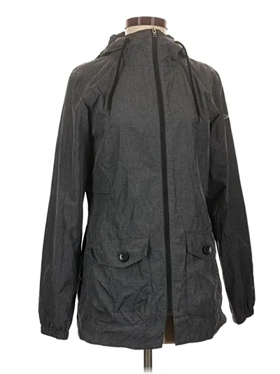 Pre-owned Columbia Raincoat In Gray