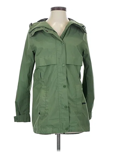Pre-owned Columbia Raincoat In Green