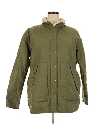 Pre-owned Columbia Raincoat In Green