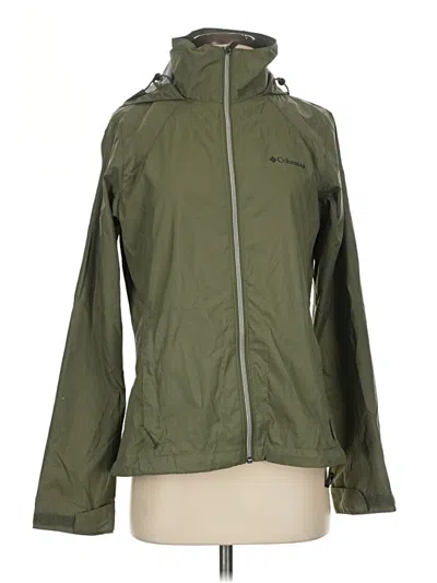 Pre-owned Columbia Raincoat In Green