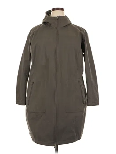 Pre-owned Columbia Raincoat In Green