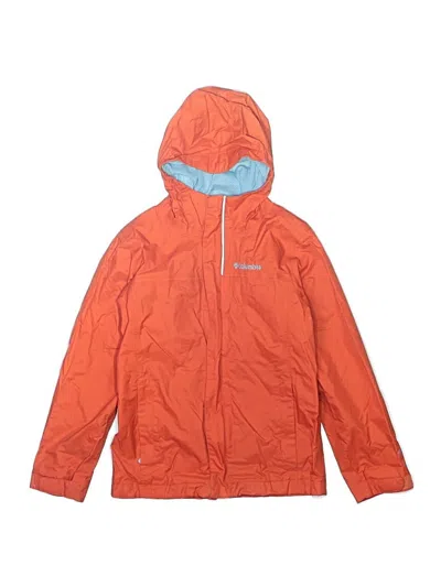 Pre-owned Columbia Kids' Raincoat In Orange