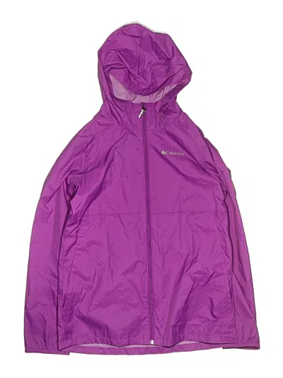 Pre-owned Columbia Kids' Raincoat In Purple