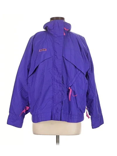 Pre-owned Columbia Raincoat In Purple
