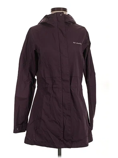 Pre-owned Columbia Raincoat In Purple