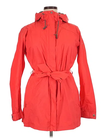 Pre-owned Columbia Raincoat In Red