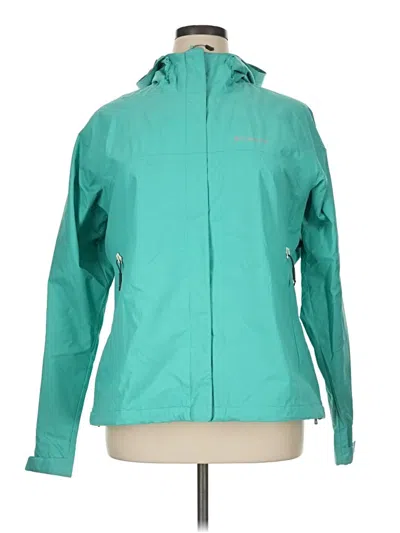 Pre-owned Columbia Raincoat In Teal