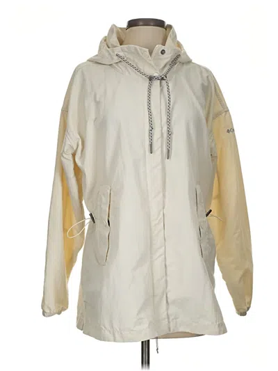 Pre-owned Columbia Raincoat In White