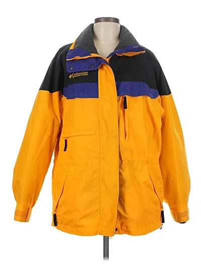 Pre-owned Columbia Raincoat In Yellow