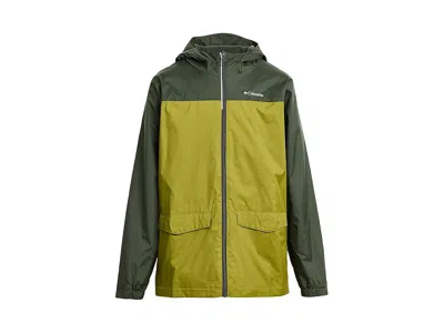 Columbia Rain-zilla Ii Jacket (little Kid/big Kid) Girl's Coat Greenscape/mossy Green : Md (10-12 Big Kids), 