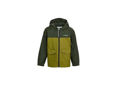 Columbia Rain-zilla Ii Jacket (toddler) Kid's Coat Greenscape/mossy Green : 4 Toddler, Nylon