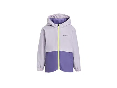 Columbia Rain-zilla Ii Jacket (toddler) Kid's Coat Lavender Pearl/stormwatch : 2 Toddler, Nylon In Multi
