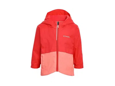Columbia Rain-zilla Ii Jacket (toddler) Kid's Coat Poppy Red/hot Coral : 2 Toddler, Nylon In Multi