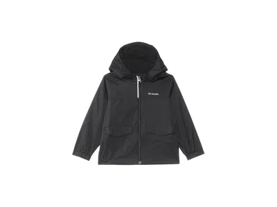 Columbia Rain-zillatm Ii Jacket (little Kid/big Kid) Boy's Coat Black : 2xs (4-5 Little Kids), Fleece/nylon