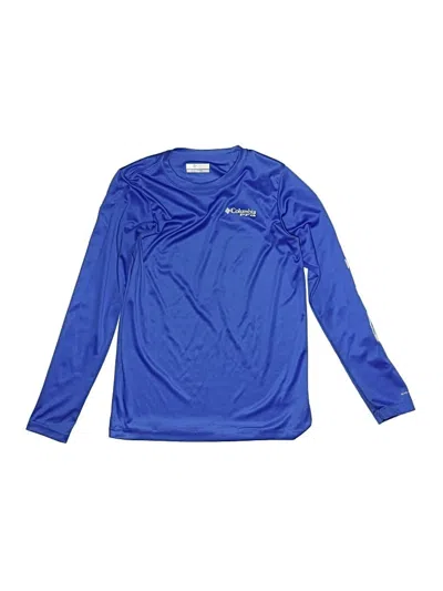 Pre-owned Columbia Kids' Rash Guard In Blue