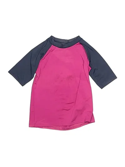 Pre-owned Columbia Kids' Rash Guard In Pink