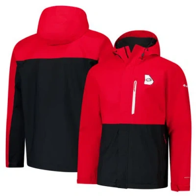 Columbia Men's Red Georgia Bulldogs Field Bound Omni-tech Full-zip Jacket