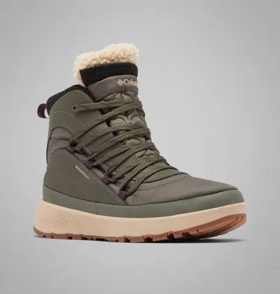 Columbia Red Hills Omni-heat Womens Alpine Tundra Waterproof Snow Boots Mew584 In Green