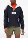 Columbia Riptide Half-zip Panelled Jacket In Black