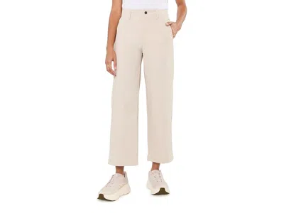 Columbia Roc Tech Wide Leg Pants Women's Clothing Dark Stone: 16 R, Elastane/nylon In Neutral
