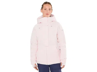 Columbia Roffe Ridge Down Jacket Women's Coat Powder Pink: Md, Elastane/nylon
