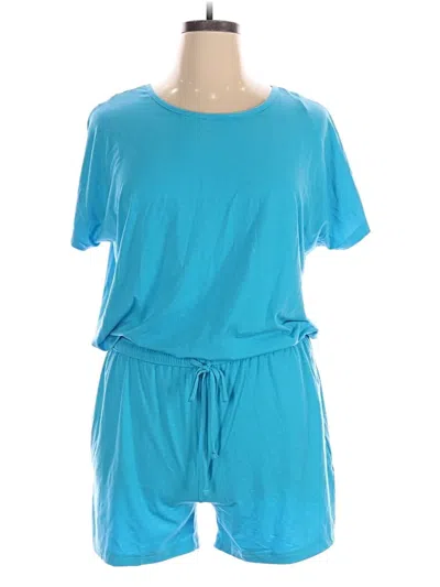 Pre-owned Columbia Romper In Teal