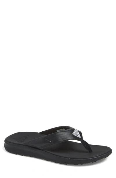 Columbia Rostra Beachcomber Pfg Flip Flop In Black