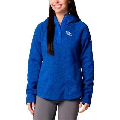 Columbia Royal Kentucky Wildcats Sweater Weather Fleece Lined Pullover Hoodie
