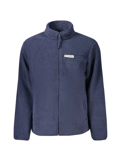 Columbia Rugged Ridge Fleece Zip-up Jacket In Blue
