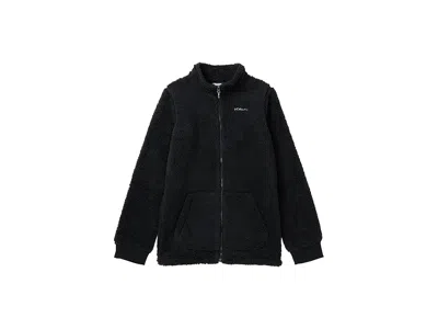 Columbia Rugged Ridgetm Ii Sherpa Full Zip (little Kids/big Kids) Boy's Clothing Black 1 : 2xs (4-5 Little Ki