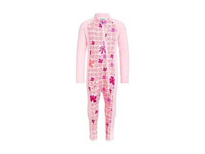 Columbia Sandy Shores Ii Sunsuit (toddler) Kid's Jumpsuit & Rompers One Piece Satin Pink Sunbursts/satin Pink