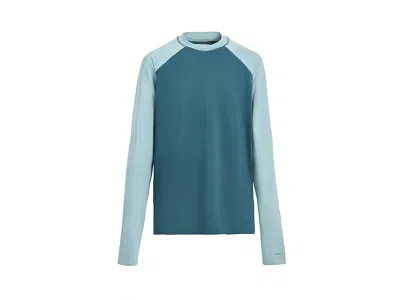 Columbia Sandy Shores Long Sleeve Sunguard (little Kid/big Kid) Kid's Clothing Everblue/crushed Blue : Md (10