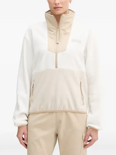 Columbia Sequoia Groove™ Quarter-zip Fleece Sweatshirt In Neutral