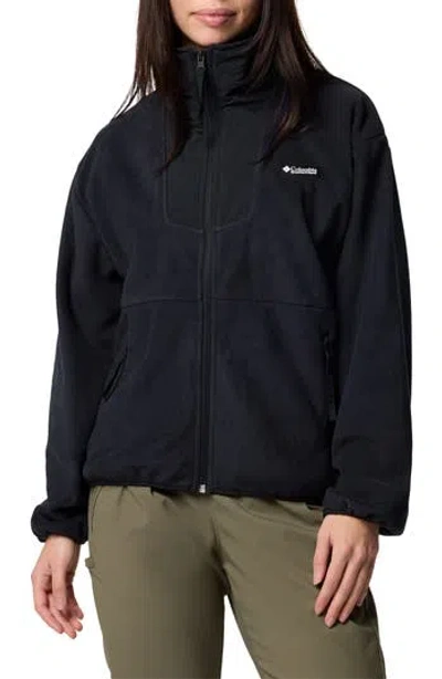 Columbia Sequoia Grove Fleece Jacket In Black