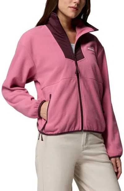 Columbia Sequoia Grove Fleece Jacket In Pink