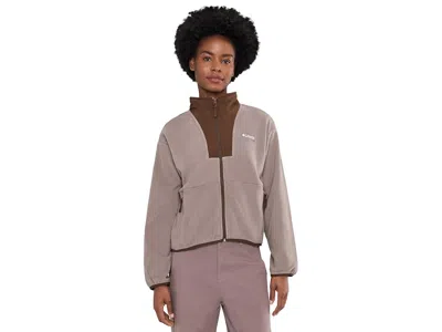 Columbia Sequoia Grove Ii Full Zip Women's Jacket Iron/tobacco: 2xl, Polyester In Brown